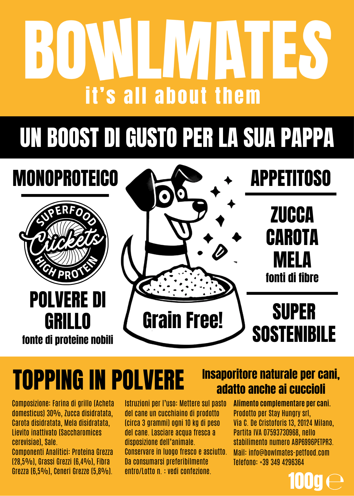 Topping in polvere